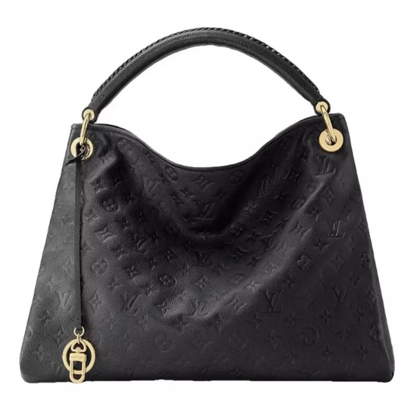 BRAND NEW Authentic Louis Vuitton Artsy MM in Noir / Black Empreinte - Picture 1 of 16